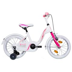 Koliken 16" kontrafékes kerékpár fehér-pink